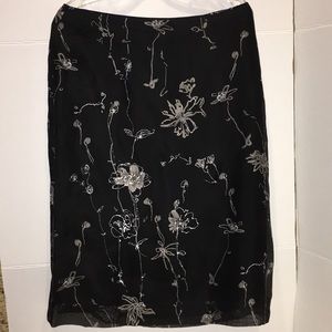 💕💕 BCBG Maxazria sheer Skirt Sz 12